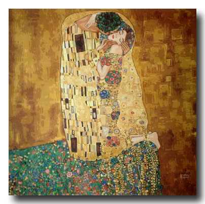 Quadri di Klimt da ricamare a punto croce